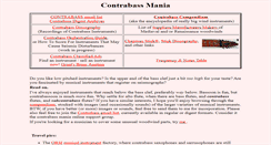 Desktop Screenshot of contrabass.com