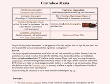 Tablet Screenshot of contrabass.com