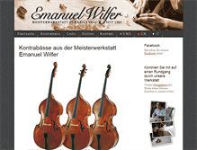 Tablet Screenshot of contrabass.de